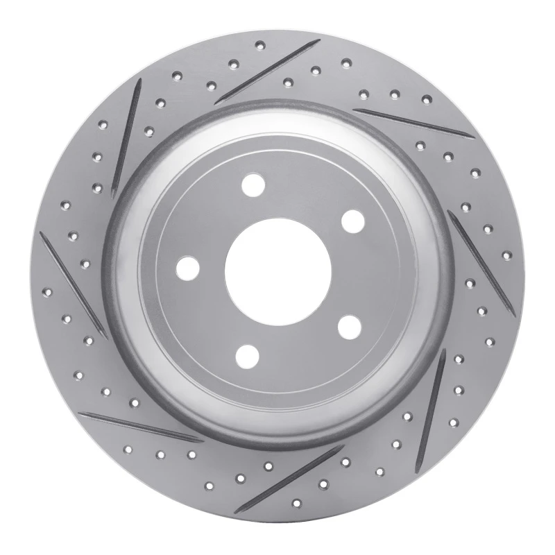 DFC 16-26 Ford Bronco Sport Rear Left Drilled & Slotted Geoperformance Rotor