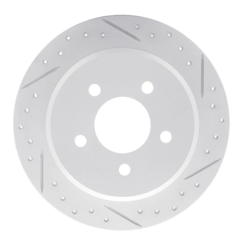 DFC 95-02 Ford Explorer Sport Rear Right Drilled & Slotted Geoperformance Rotor