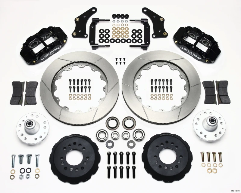 Wilwood Narrow Superlite 6R Vorderes Naben-Kit 14,00 Zoll großes GM 57-70 Drop-Spindel