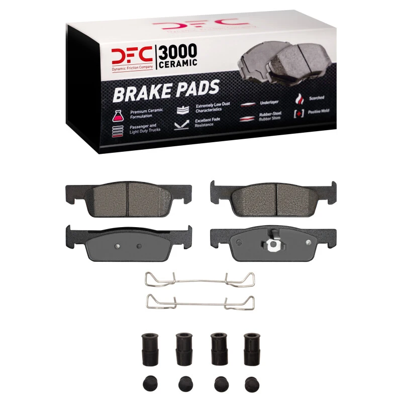DFC 15-17 Renault Logan (Mexico) Front 3000 Ceramic Brake Pads and Hardware Kit