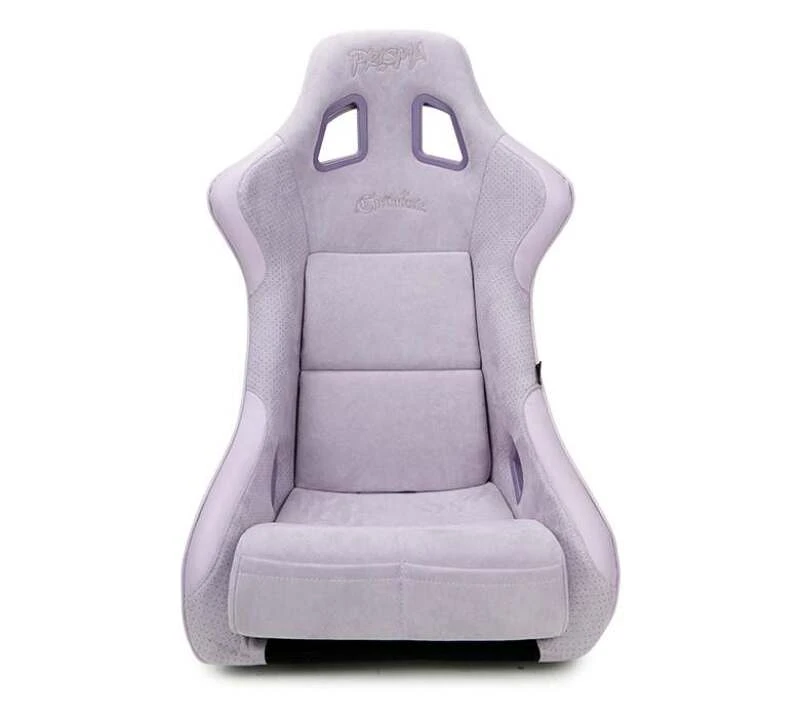 NRG FRP Bucket Seat Prisma-Chromatic Lilac Vegan Suede w/ Chameleon Back