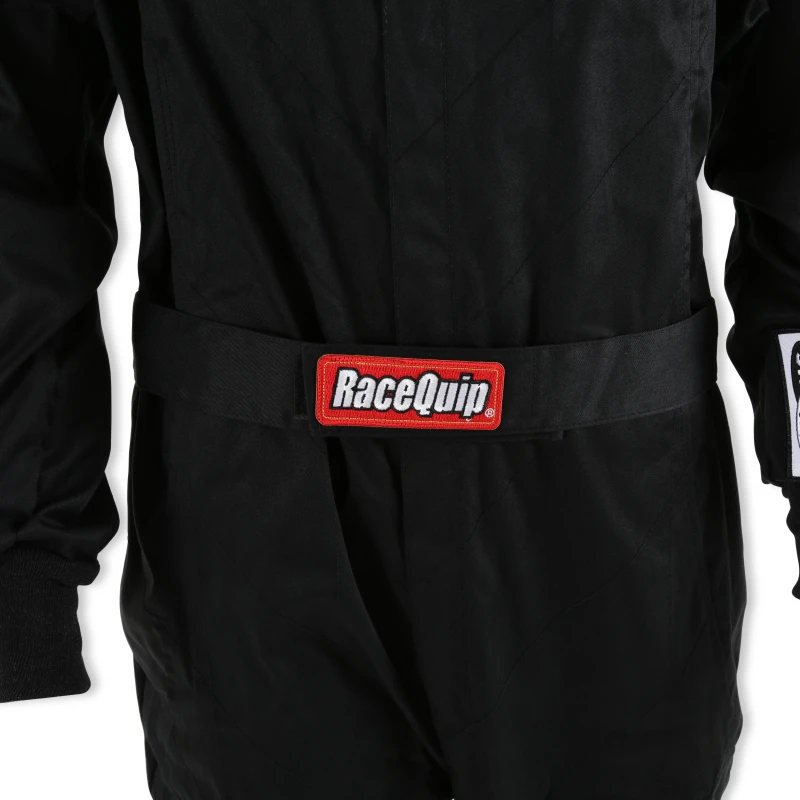 RaceQuip Black Chevron-1 Suit - SFI-1 3XL