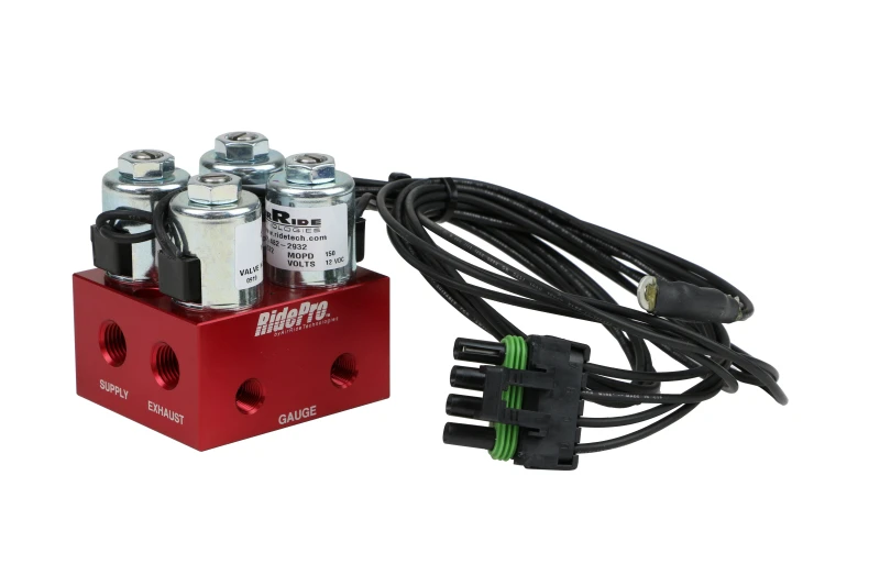 Ridetech RidePro 2-Wege-Luftventil-Antriebsbaugruppe, Anschlüsse nicht enthalten