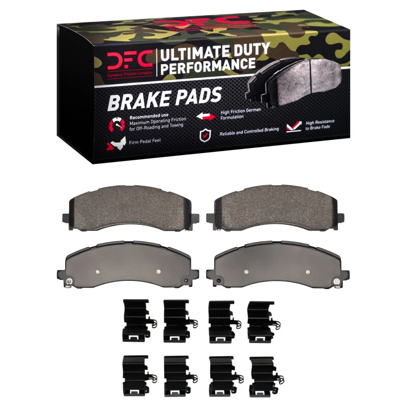 DFC 19-25 Ram 4000 (Mexico) Rear Ultimate Duty Performance Brake Pads and Hardware Kit