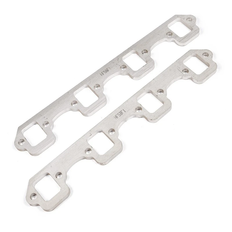 Stainless Works SBF Standard Rechteckige Port 304SS Auspuffflanschen 1-5/8in Primaries (2in BP)