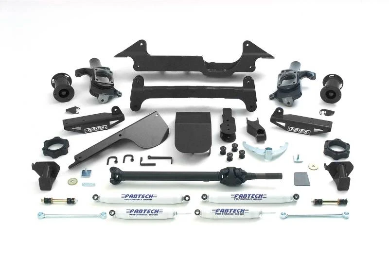 Fabtech 03-05 Hummer H2 Suv/Sut 4WD mit hinten Luftbeutel 6 Zoll Perf Sys mit Perf Shks