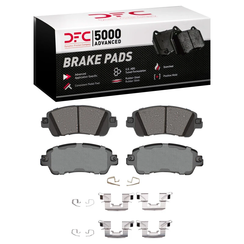 DFC 16-25 Mazda 2 (Mexico) Front 5000 Advanced Ceramic Brake Pads and Hardware Kit
