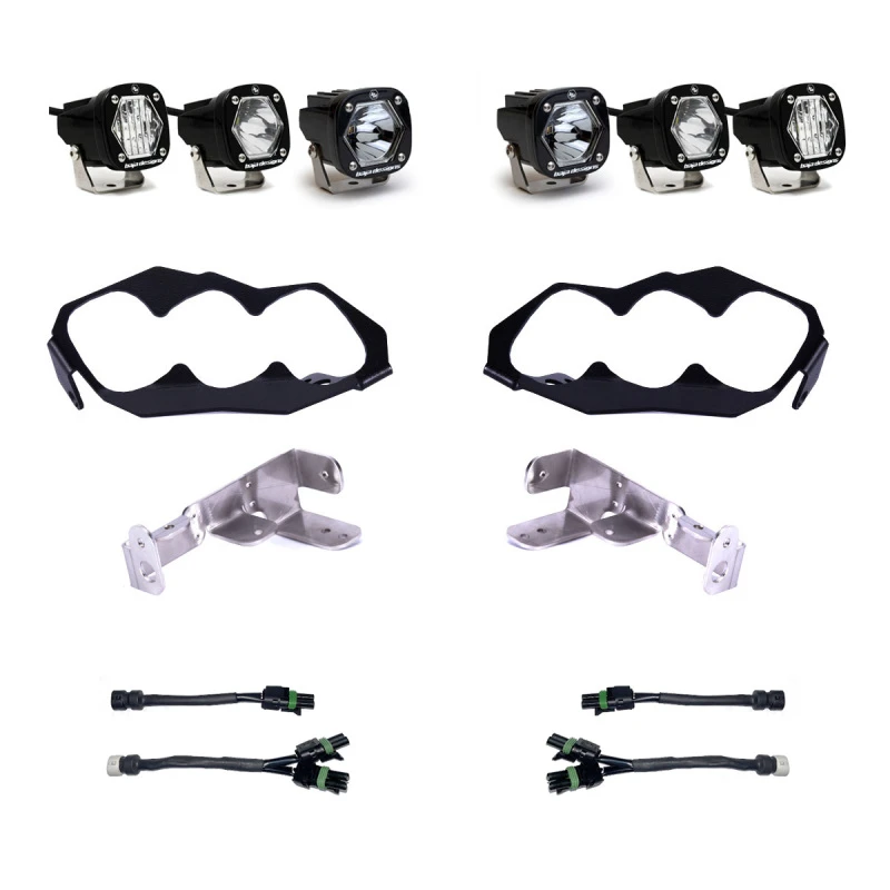 Baja Designs Can-Am Maverick R Triple S1 Unlimited Headlight Kit for 2024