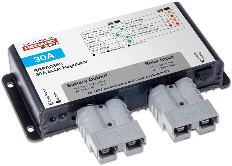REDARC Solare Regler mit Anderson-Stecker - 30A