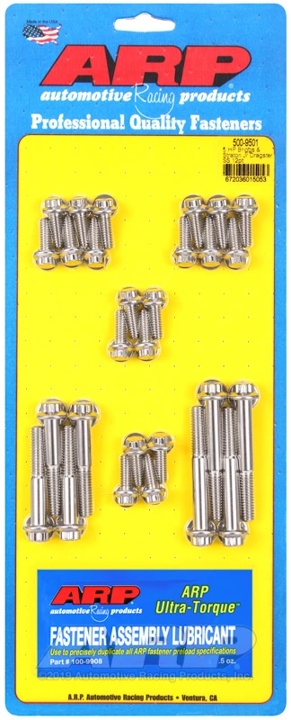 ARP 5 HP Briggs and Straton Jr Dragster SS 12pt Accessory Kit for Jr Dragster