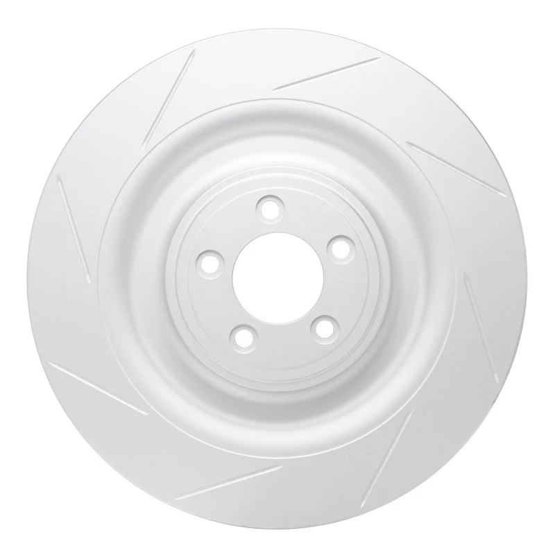 DFC 08-09 Jaguar XKR Right Front GeoSPEC Coated Rotor - Slotted