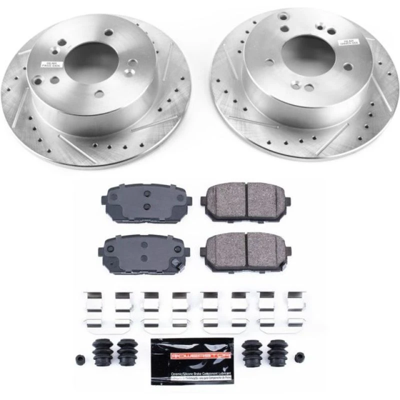 powerstop_K5853-67944f83850cf Power Stop 07-10 Kia Rondo Rear Z23 Evolution Sport Brake Kit