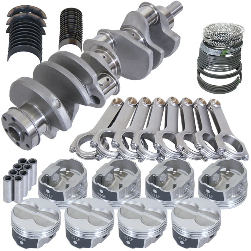 Eagle Ford 351W 4.000in Kurbelwelle 6.200in H-Beam -11cc Flachboden 4.030in Kolben Rotierende Baugruppe