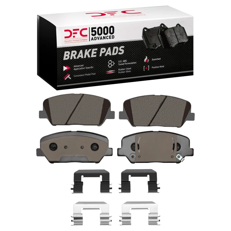 DFC 13-15 Hyundai Veloster Front 5000 Advanced Ceramic Brake Pads and Hardware Kit