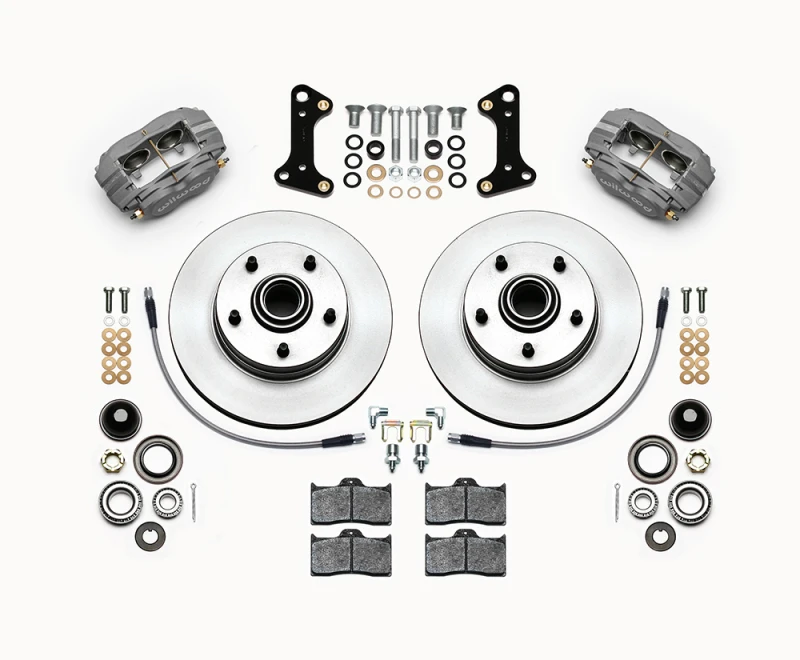 Wilwood Forged Dynalite-M Vorderbausatz 11,00 Zoll 1-teiliger Rotor&Hub 67-69 Camaro 64-72 Nova Chevelle