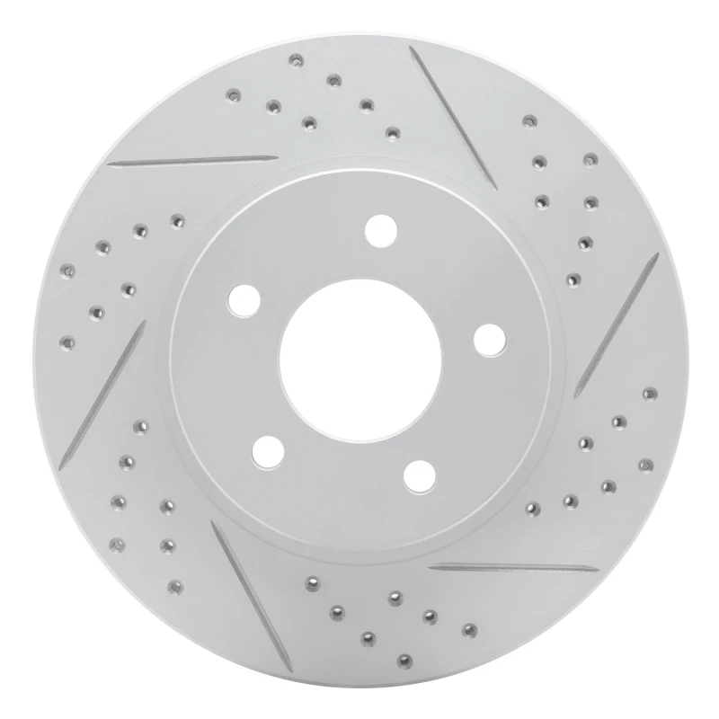 DFC 02-07 Chevrolet Equinox Front Right Drilled & Slotted Geoperformance Rotor