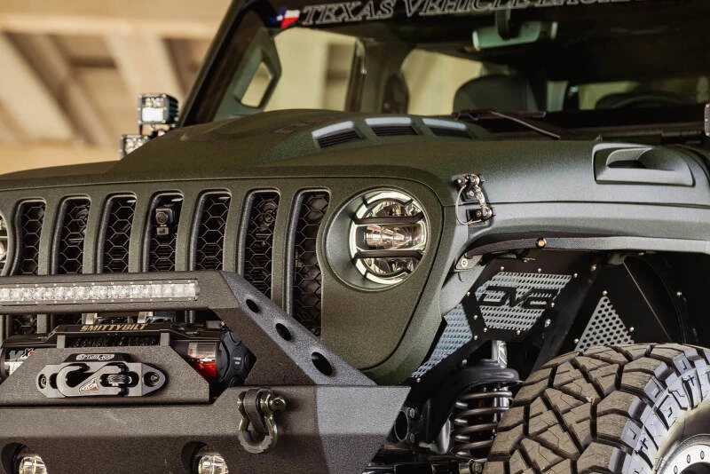 DV8 Offroad Heat Dispersion Motorhaube für 2018+ Jeep Wrangler JL / 2020+ Jeep Gladiator JT