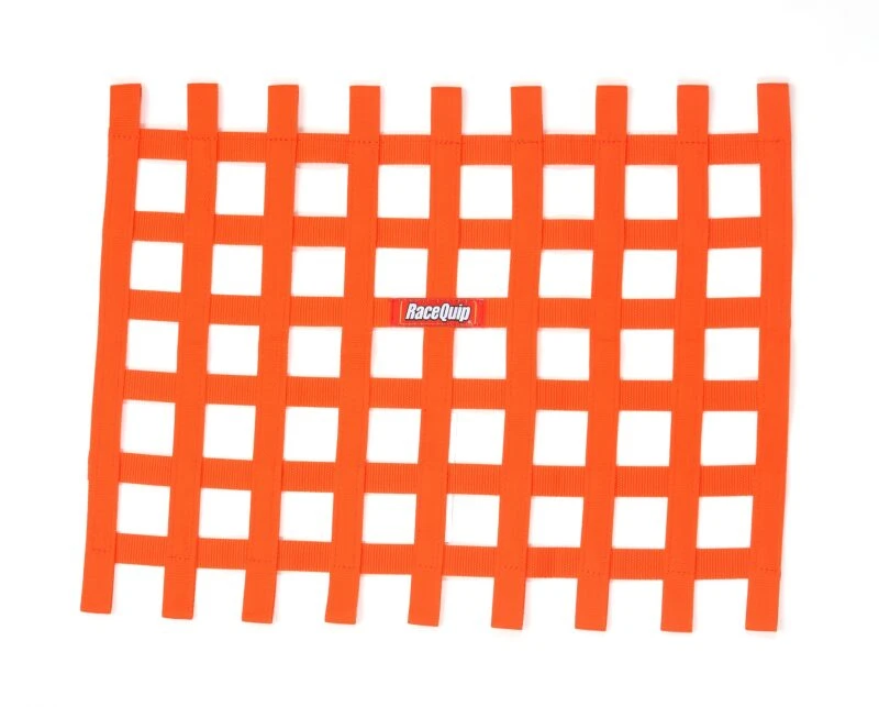RaceQuip Orange Bandfenster-Netz