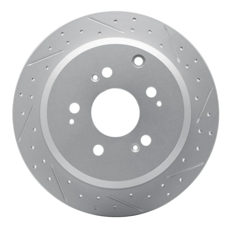 DFC 05-10 Honda Odyssey Rear Right Drilled & Slotted Geoperformance Rotor