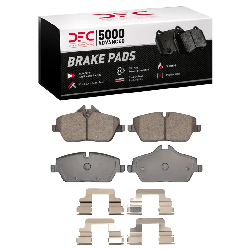 DFC 14-19 Mini Cooper (Excl Clubman) Front 5000 Advanced Ceramic Brake Pads and Hardware Kit