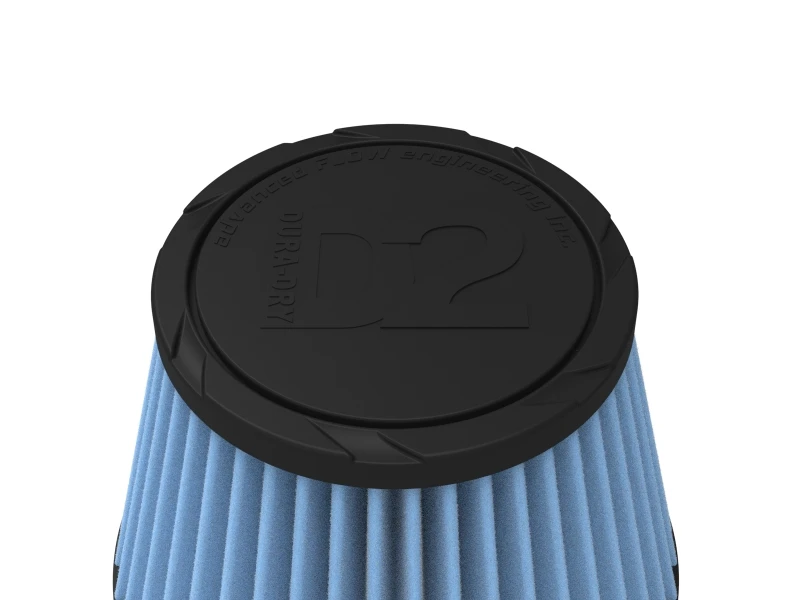 aFe POWER Universal Clamp-On Air Filter w/ D2 Dura-Dry Media - 5.5in F x 7in B x 4.75in T x 5in H