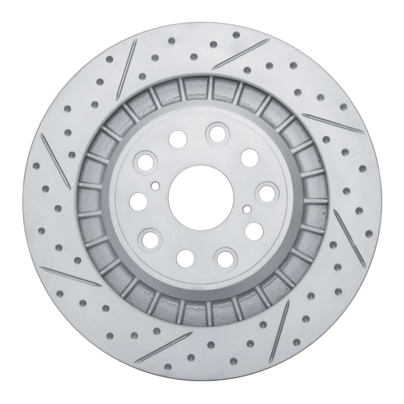 DFC 18-23 Lexus Ls500 Left Rear Drilled & Slotted Geoperformance Rotor
