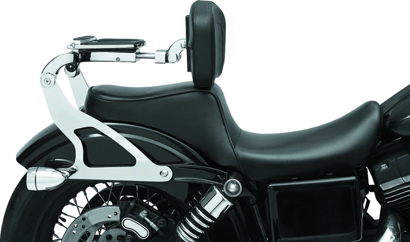 Kuryakyn Fixed Mounts Multi-Purpose Rückenlehne für 06-17 Dyna Modelle Chrom