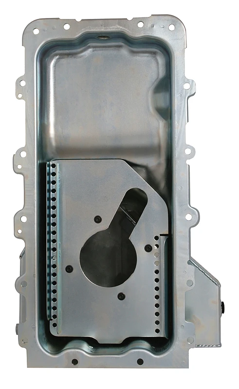 Moroso Ford 4.6/5.4L (mit Heck-Sumpf) Road Race Baffled Wet Sump 8qt 6,5 Zoll Stahl Ölwanne