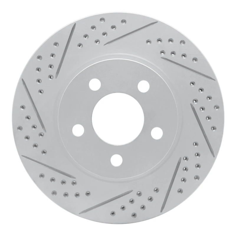DFC 01-11 Ford Explorer Sport Trac Front Left Drilled & Slotted Geoperformance Rotor