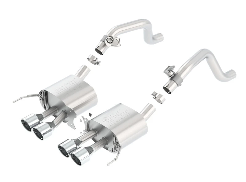 borla_11863-6793062fe421d Borla 2014 Chevy Corvette C7 w/ AFM w/o NPP Atak Rear Section Exhuast Quad Rd Rl IC Tips