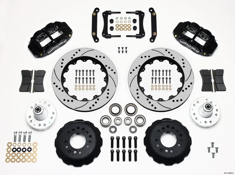 wilwood_140-10486-D-679571a81b474 Wilwood Narrow Superlite 6R Front Hub Kit 14.00in Drilled 70-78 Camaro