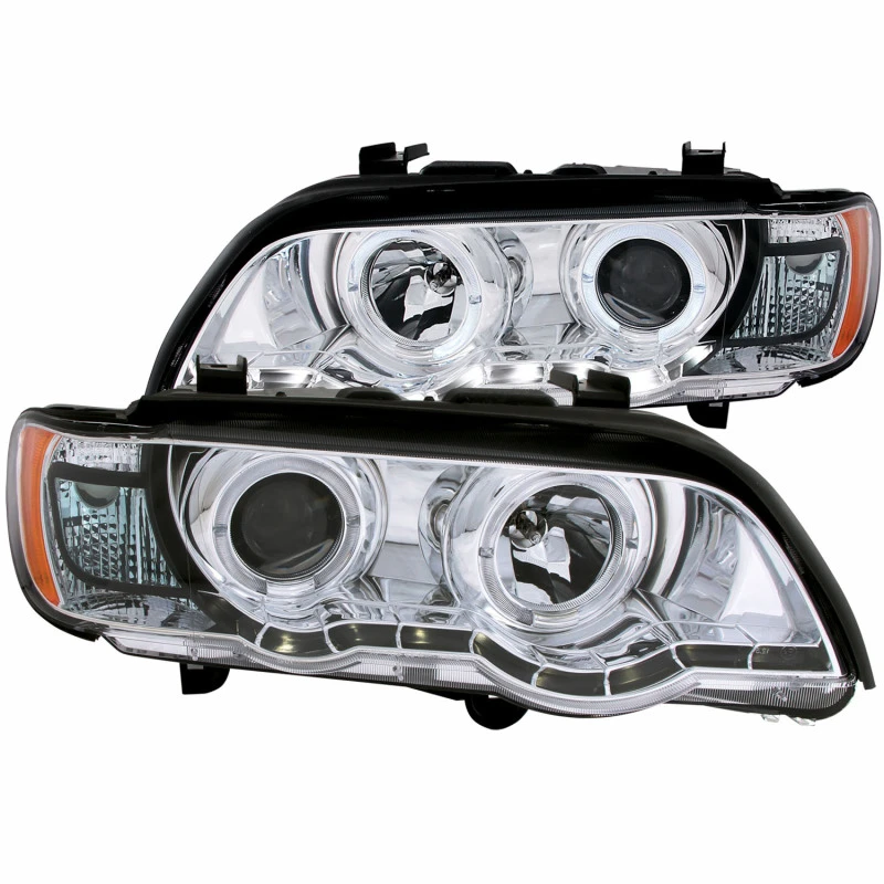 ANZO 2000-2003 BMW X5 Projektor-Scheinwerfer mit Halo-Chrom