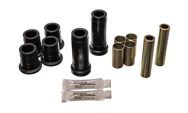 Energy Suspension 72-78 Ford Schwarz Vorderachse Kontrollarm-Buchsen-Set