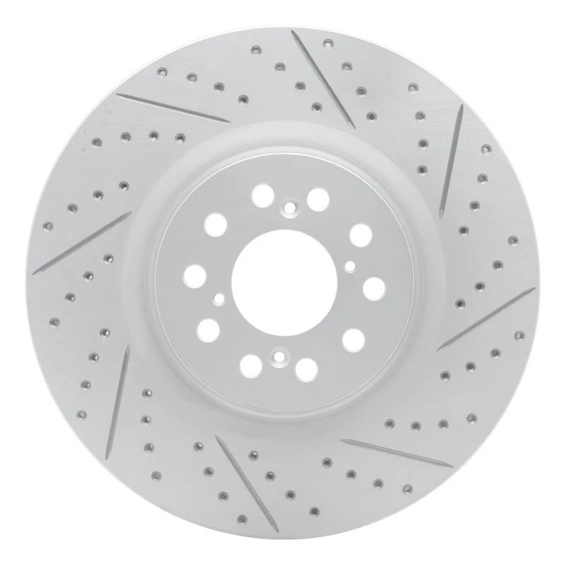 DFC 17-26 Acura Integra Front Right Drilled & Slotted Geoperformance Rotor
