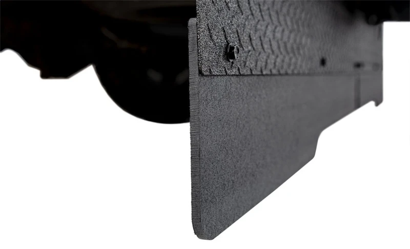 Access Rockstar 2023+ Ford F-250/350 Vollbreite Schleppklappe mit Hitzeschild und einstellbarer Gummi - Schwarzes Urethan