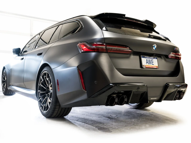 AWE Tuning BMW G90/G99 M5 Track Edition Cat-Back Exhaust - Diamond Black Tips