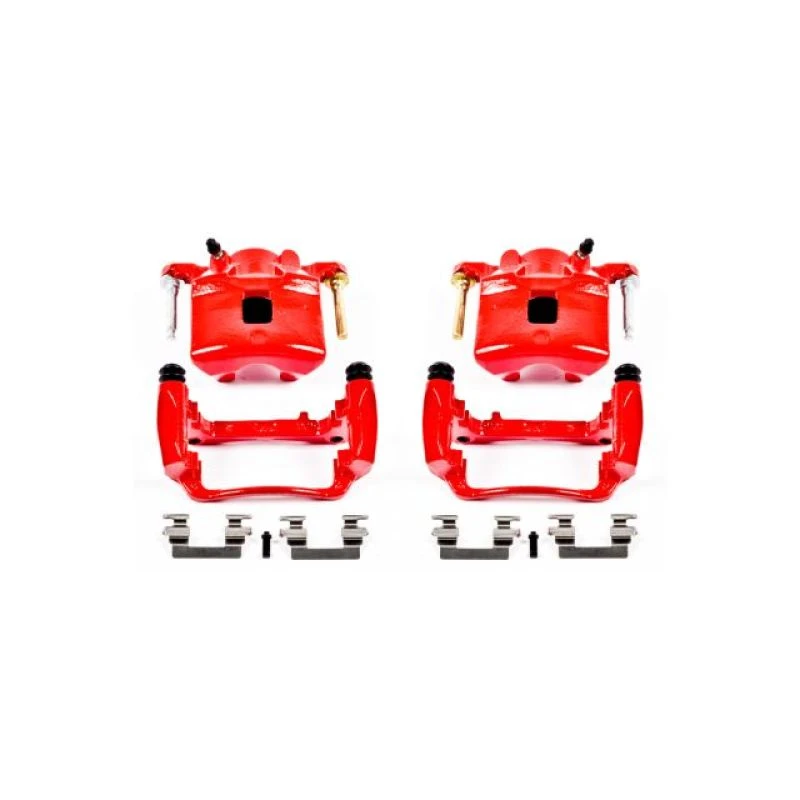 Power Stop 2007 Chevrolet Cobalt Front Red Calipers w/Brackets - Pair