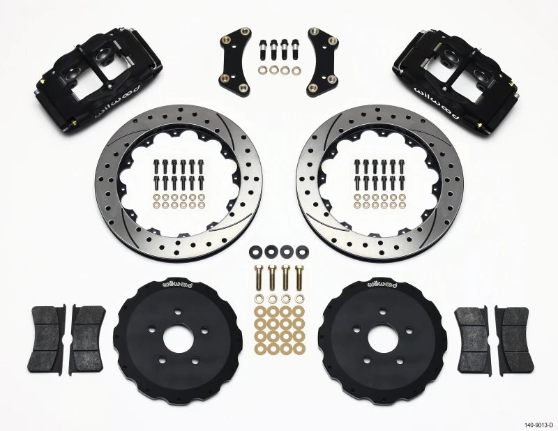 Wilwood FSLI4 Vordere Bremse Kit 13,00 Zoll Bohrloch 2004-05 Scion tC