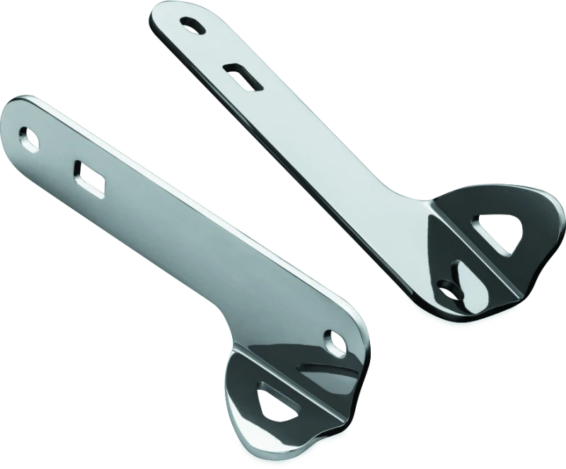 Kuryakyn Custom Teardrop Tie-Down Brackets for 14-Up Touring Chrome