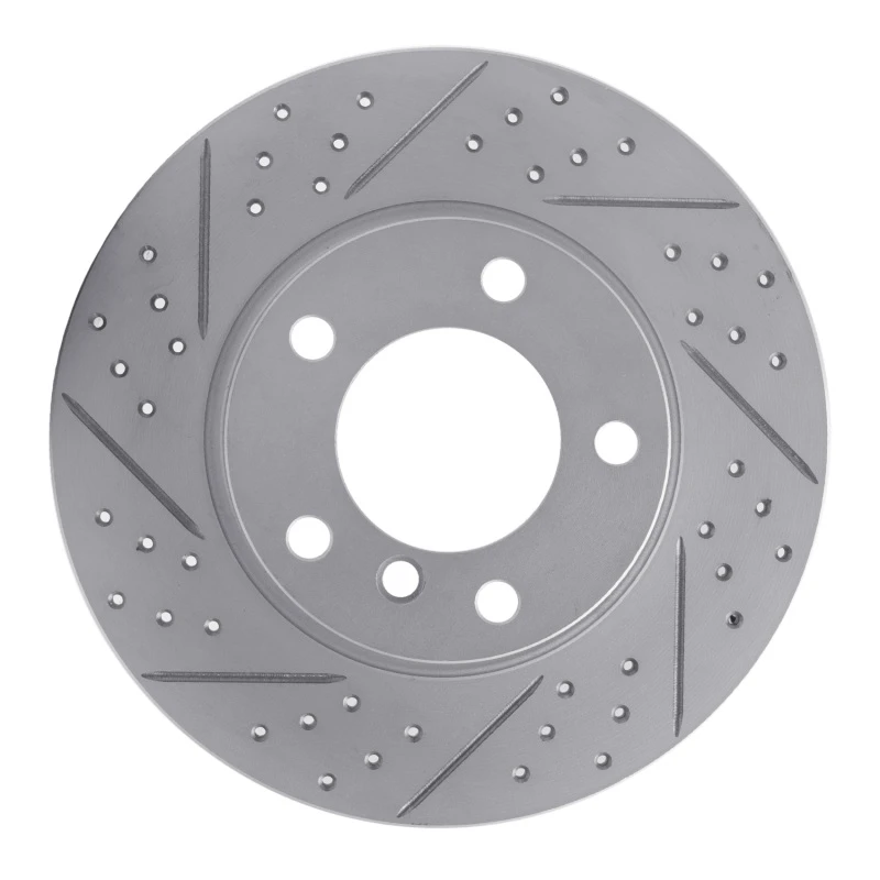 DFC 95-98 BMW Z3 Front Right Drilled & Slotted Geoperformance Rotor