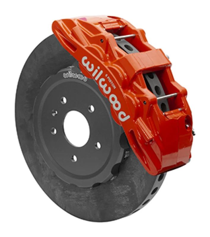 Wilwood SX6R WCCB Carbon-Keramik Bremse Kit 15 Zoll plain Face Rot 05-13 Chevy Corvette