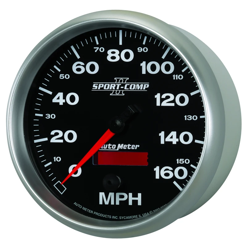 Autometer Sport-Comp II 5 inch 0-160MPH Electronic Programmable Speedometer