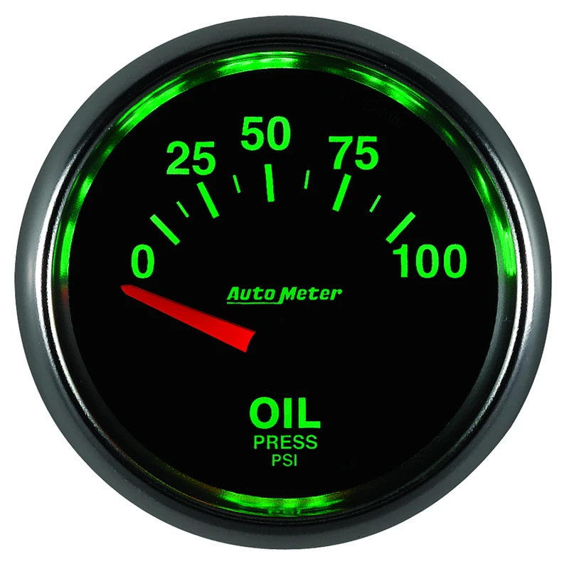 Autometer GS 0-100 PSI Short Sweep Electronic Oil Pressure Gauge