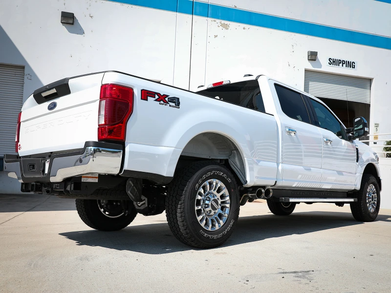 aFe Rebel Series 3 Zoll 409 SS Kat-Back Auspuff mit polierten Endrohren 17-20 Ford F-250 V8 6,2L