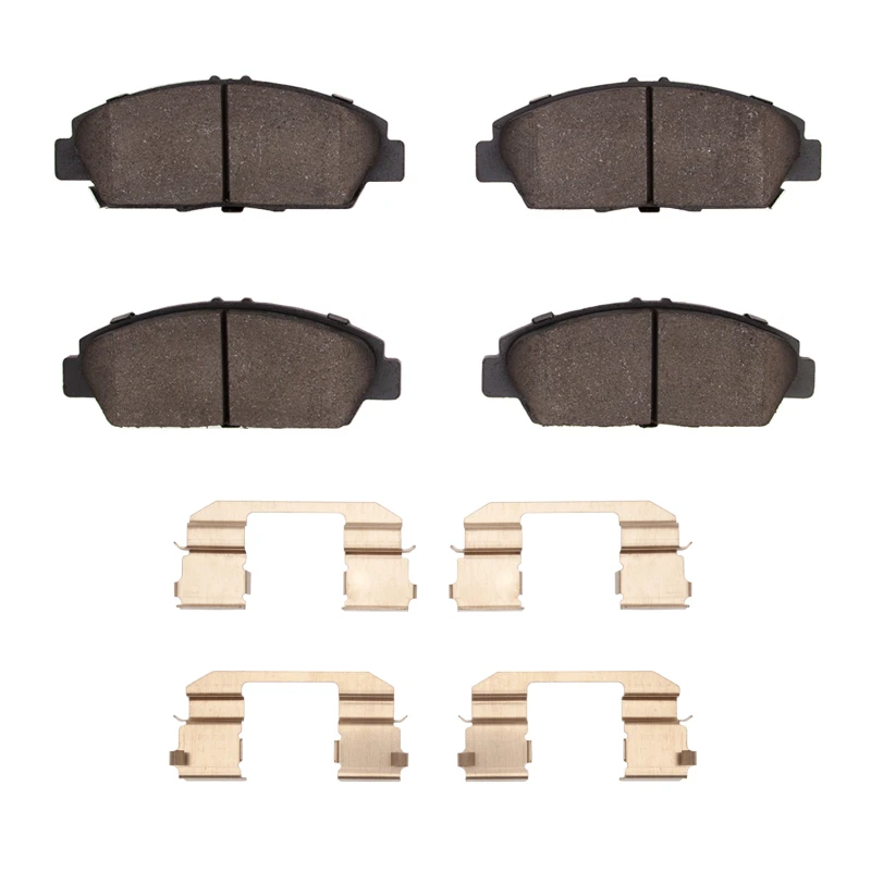 DFC 92-96 Honda Prelude Front 4000 HybriDynamic Brake Pads and Hardware Kit