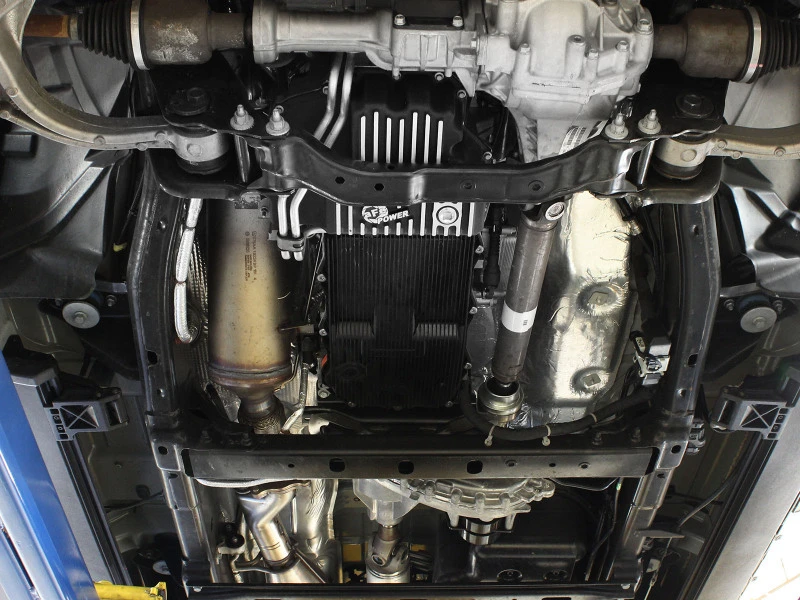 AFE Motorölwanne Schwarz Feingefräst; 14-16 Dodge RAM 1500 EcoDiesel 3.0L V6 (td)