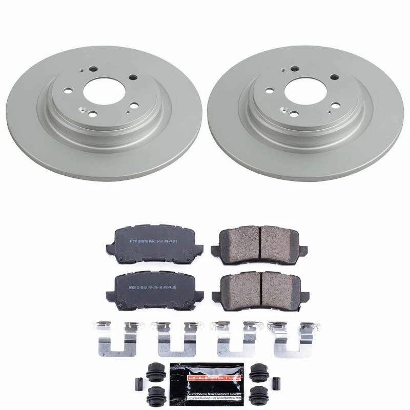 Power Stop 17-20 Acura MDX Rear Z23 Coated Brake Kit