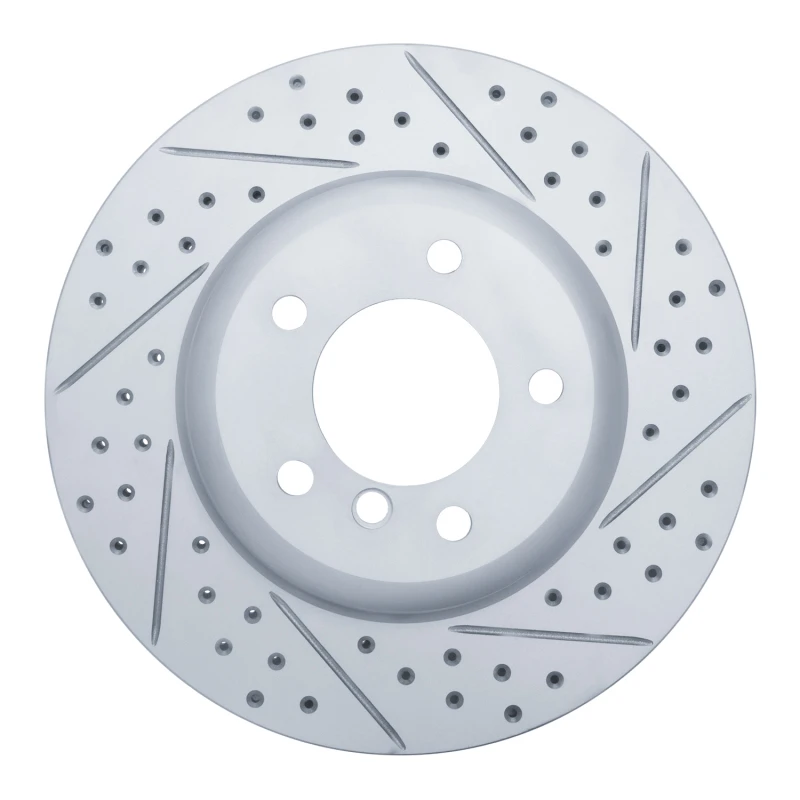 DFC 09-16 BMW Z4 Front Right Drilled & Slotted Geoperformance Rotor