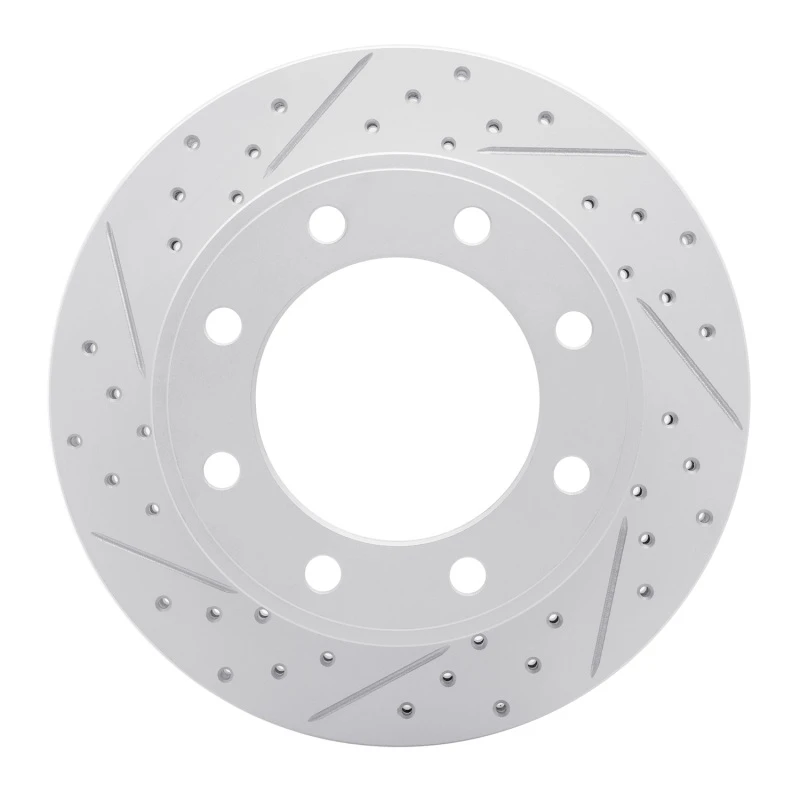 DFC 05-12 Ford F-250 2WD (Super Duty) Rear Left Drilled & Slotted Geoperformance Rotor