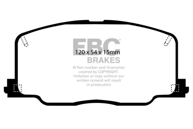 ebc_DP2725-67931fdee6403 EBC 90-91 Lexus ES250 2.5 Ultimax2 Front Brake Pads